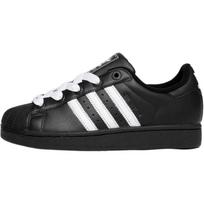 adidas Superstar 2 J Core Black Cloud White Kids Sneakers JI0216 39⅓ gray