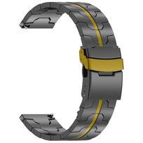22 mm titano apyrankė Huawei Watch GT5 GT4 46 mm laikrodžiui, 4/4 Pro apyrankė Amazfit Balance Active 2, prabangi 20 mm laikrodžio apyrankė Huawei GT5 46mm gray