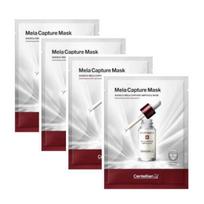 Centellian24 Madeca Mela Capture Ampoule Mask Brightening Hydrating Sheet Mask 4 Sheets white