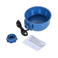 Šildomas naminių gyvūnėlių dubuo lauke šildomas šunų vandens dubuo terminis dubuo šildomas kaitinimo indas USB mėlyna