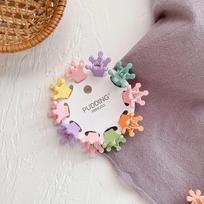 10 Pcs Set Mini Pet Small Dog Hairpins Candy Colors Small Puppy Cat Cute Hair Bows Clips Pet Hair Accessories Dogs Hair Grooming 10 PCS gray