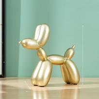 Dog Contemporary Balloon Resin Statue For Living Room Bar Table Decorations White white