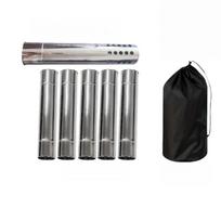 1 rinkinys Tiesus kamino vamzdžių rinkinys Krosnelės vamzdis Nerūdijančio plieno dūmtraukis Kamino prailginimas Krosnelės vamzdis Medinėms krosnelėms Židiniams A1