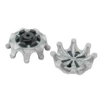 20PCS Golf Spikes Replacement with Nail Puller TPU Easy To Replace Anti Skid Golf Studs for Golf Shoes gray