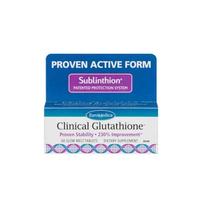Clinical Glutathione Sublingual Tablets Euromedical Antioxidant 60 Tablets 1 pcs
