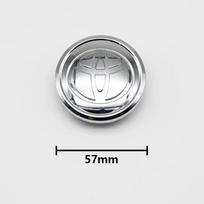 4 ratlankio centrinės skylės dangteliai  automobilio ratui  57mm+62mm su EWIUHD6 emblema Toyota C-HR, Prado, RAV4, Yaris, Hilux, Prius, Avensis,