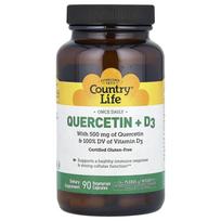 Country Life Quercetin Vitamin D3 90 Tablets (6 pcs)