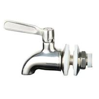 No Lead Beverage Dispenser Spigot Replacement Water Dispenser Faucet Durable Faucet Spigot  Juice 16mm white