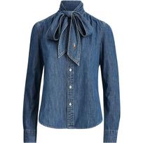 Polo Ralph Lauren Denim Jacket Women's Denim Blue 211815167-001 EU 0 gray