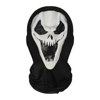 3D Horror Face Print Mesh Balaclava, Novelty Prank Realistic Cosplay Mask for Adults, 2027 New Year Halloween Party Props