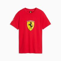 Puma Ferrari Colored Shield Kids T-Shirt Red 63703402 R 176 red