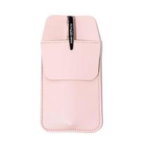 1pc Large Capacity Korean Style Leather Nurse Pen Holder, Medical Doctor Breast Fixed Pen Pouch Back To School, Back To School, School Supplies rožinė