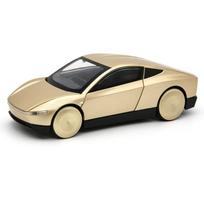 1/32 Tesla CyberCab Robotaxi Alloy Driverless Taxi Car Model Diecast Metal New Energy Car Vehicles Model Sound and Light Kids Toy Gift auksinė