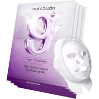 Numbuzin No.9 NAD Bio Lifting-sil Full Face Mask (4 Sheets) – Lifting Care, Elasticity Boost, Korean 4 sheets white