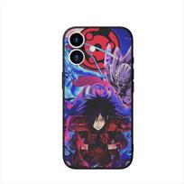 Telefono dėklas Xiaomi Redmi Note 14 12 13 ProPlus A3 Pro Plus 12C 13C 14C 5G Case Madaras Narutos Itachi Uchiha Sasuke Dėklas Redmi 14C blue