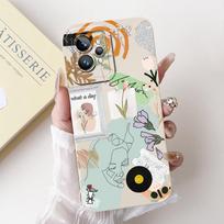 For Realme GT2 Pro 5G Case RMX3301 Shockproof Cover Fashion Flower Phone Cover For Realme GT2 Funda Realme GT Neo 3T Neo2 Bumper Realme GT Neo 3T gray
