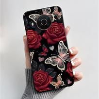 For Nokia X20 X10 X100 Case Luxury Fashion Butterfly Flowers Black Soft Silicone Shockproof Cover Bumper For Nokia X 20 Phone Nokia X10