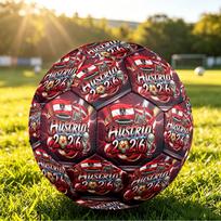 Austria Football Printed Size 5 Soccer Ball Wear Resistant Standard Adult Training Football Fan Gift for Indoor Outdoor Match Sports Size 5