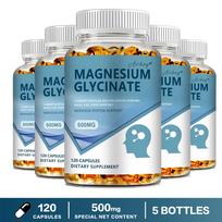 Airboy - 500mg Magnesium Glycinate Supplement - Muscle & Sleep Health 120*5