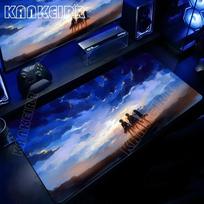 Anime Attack on Titan Desk Mat New HD Printing Large Lock Edge Mouse Pad Computer Mousepad Gaming Laptop Keyboard Mouse Mats Rug 30x60cm