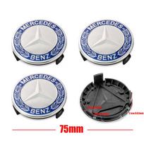 60/63/68/75mm Originalus automobilio ratlankio centrinės dalies dangtelio lipdukas Mercedes Benz AMG C200 C260 C300 W108 W124 W126 W140 W169 W176 white