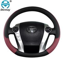 skirta Toyota Prius 30 20 Prius V UI48 Prius C Prius Prime Automobilio Vairo Dangtelis PU Oda Neslystantis Automobilio Aksesuarai vyno raudonos spalvos