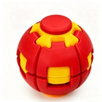 Transforming Fidget Spinner Ball Press To Spin Stress Relief Toy Deformation Sensory Finger Spinner For Kids Adults Relief Gift red
