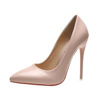 Moteriški aukštakulniai mada didelis dydis 45 smailianosiai stiletto aukštakulniai 12cm moteriški batai banketas baras vestuviniai batai raudoni rožiniai 35 brown