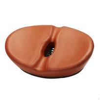 Dviračio sėdynės pagalvėlė vyrams, moterims, patogi, PU, atspari smūgiams, storesnė, be nosies brown