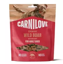 CARNILOVE Crunchy Wild boar with rosehips - skanėstas šuniui - 200g
