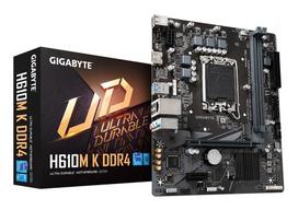 Pagrindinė plokštė Gigabyte H610MKDDR4 (Intel H610, LGA1700, Micro-ATX) – Outlet, gera būklė