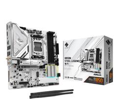Pagrindinė plokštė ASRock B850MSTEELLEGENDWIFI (AMD B850, AM5, micro ATX) – Outlet, atnaujinta (refurbished), gera būklė