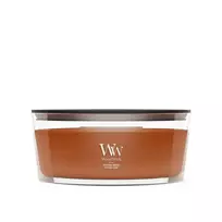 WoodWick Saffron Smoke vaško žvakė Elipsė Šafranas Ruda 1 vnt