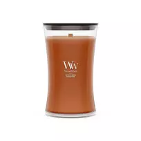 WoodWick Saffron Smoke vaško žvakė Cilindras Šafranas Ruda 1 vnt