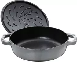 STAUB 28 cm gili keptuvė su dangčiu 40511-470-0