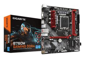 Pagrindinė plokštė Gigabyte B760MGAMINGDDR4 (Intel B760 Express, LGA1700, Micro-ATX) – Outlet, atnaujinta (refurbished), gera būklė