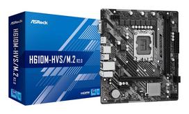 Pagrindinė plokštė ASRock H610M-HVS/M.2R2.0 (Intel H610, LGA1700, Micro-ATX) – Outlet, atnaujinta (refurbished), gera būklė