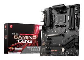 Mainboard MSI AMD B550 SAM4 ATX Memory DDR4 Memory slots 4 4xPCI-Express 2.0 1x 1xPCI-Express 3.0 4x 1xPCI-Express 3.0 16x 1xM.2 1xDVI-D 1xHDMI 2xAudi