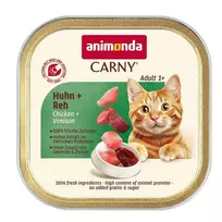 ANIMONDA Carny Adult Chicken and game - šlapias kačių maistas - 85g