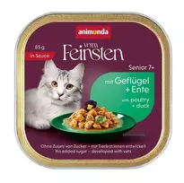 ANIMONDA Vom Feinsten Senior in Sauce Poultry and duck - šlapias kačių maistas - 85g