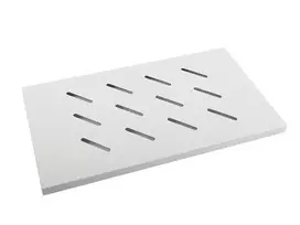 Lanberg lentyna sieninėms 19" rack spintoms 450 mm 1U pilka AK-1001-S