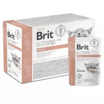 BRIT VD Renal Cat Pouch Box - drėgnas pašaras katėms - 12x85g