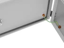 Lanberg WAH1-3450-00S sieninė Rack spinta 10" hermetiška IP55, skirta montuoti ant sienos/stulpo, 340x250x500 pilka (surinkta)