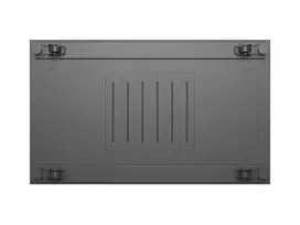 PASTATOMA 19" 27U 600 × 1000 JUODA RACK SPINTA SU STIKLINĖMIS DURIMIS, LANBERG (FLAT PACK)