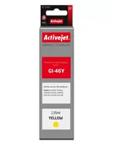Activejet AC-G46Y rašalo buteliukas, skirtas Canon spausdintuvui, Canon GI-46Y pakaitalas; Supreme; 135 ml; geltonas