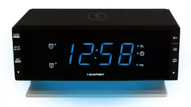 Blaupunkt CR55CHARGE radijo imtuvas Laikrodis Skaitmeninis Juoda