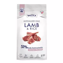 BALTICA Nutraceutic Lamb & Rice Hypoallergenic XS/S Mono - sausas maistas šunims - 3kg