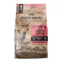 WIEJSKA ZAGRODA Lamb with krill - sausas kačių maistas - 10kg