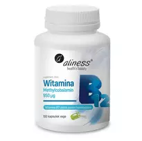 ALINESS Vitamin B12 Methylcobalamin 950 µg – maisto papildas – 100 kapsulių