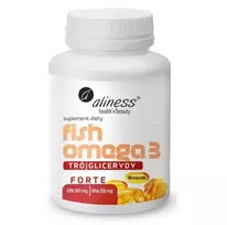 ALINESS Fish Omega 3 FORTE 500/250mg – maisto papildas – 90 kapsulių
